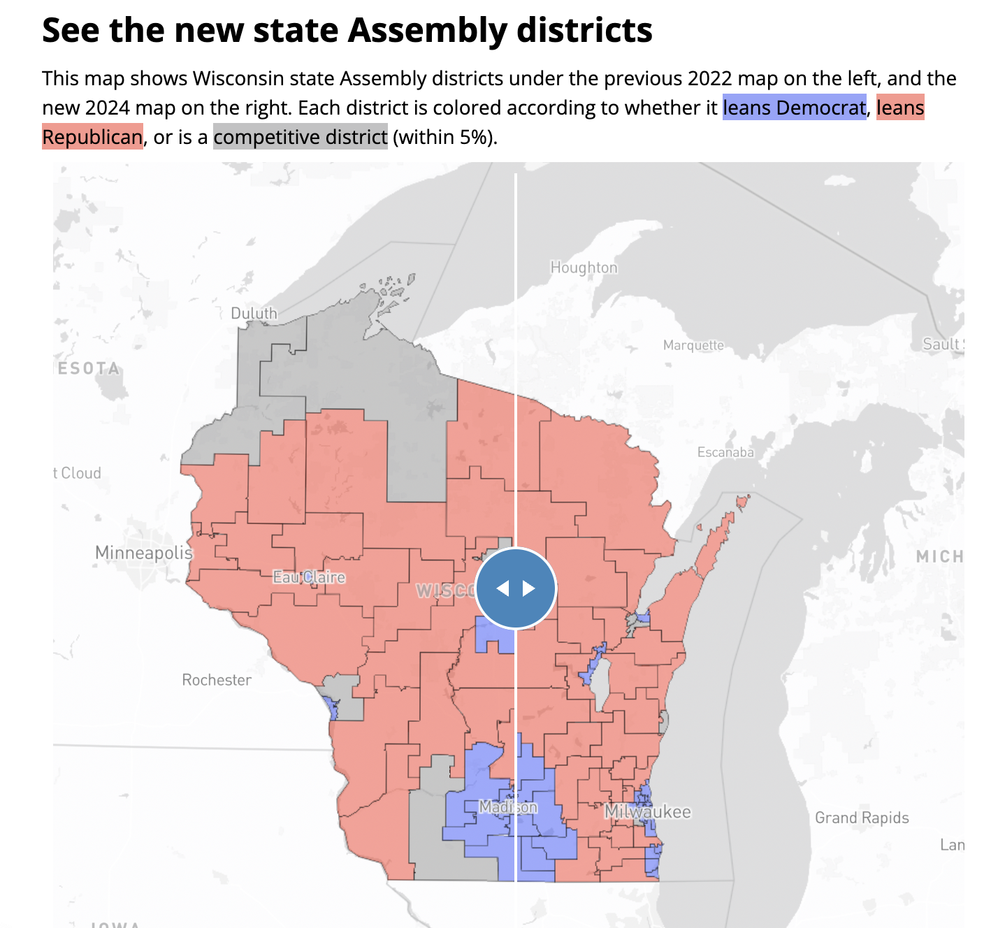 View Your Map Wisconsin Fair Maps Coalition Screenshot 2024 02 20 At 2.29.04 PM